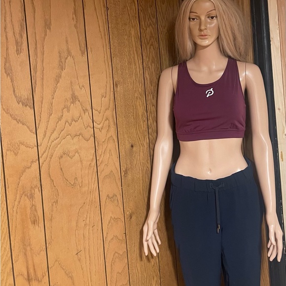 Women's Burgundy Racerback Sports Bra - Picture 8 of 9